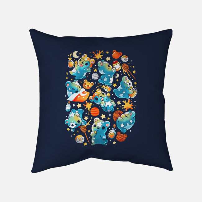 Bear Stars-none removable cover w insert throw pillow-Vallina84