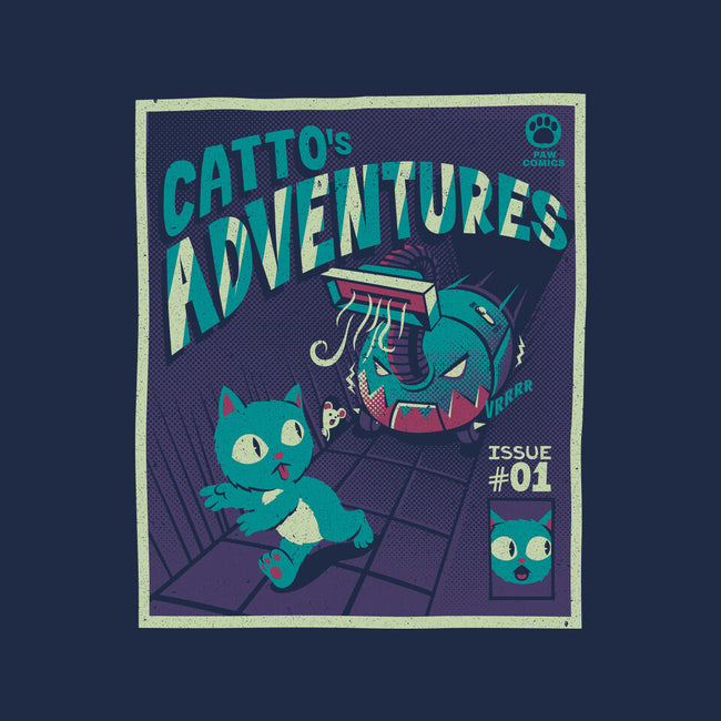 Catto Adventures-none glossy sticker-tobefonseca