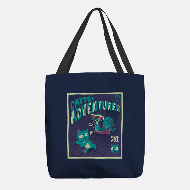 Catto Adventures-none basic tote bag-tobefonseca