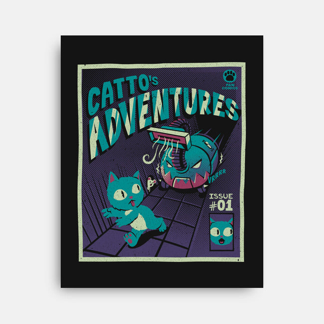 Catto Adventures-none stretched canvas-tobefonseca