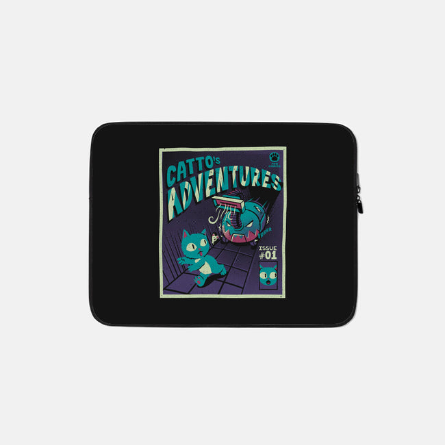 Catto Adventures-none zippered laptop sleeve-tobefonseca