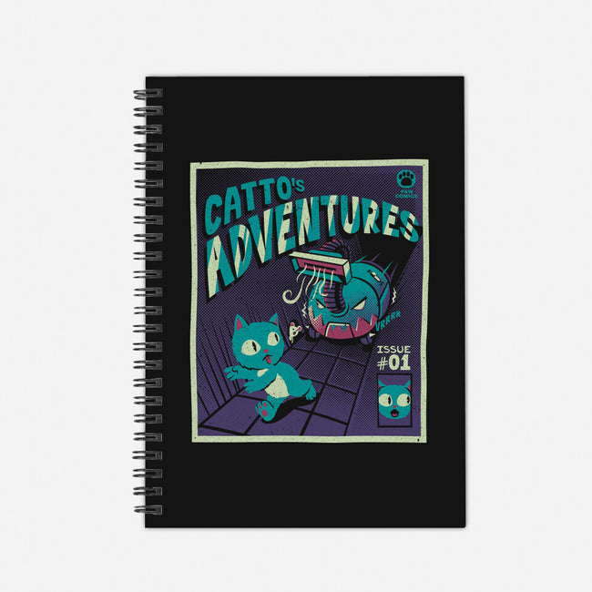 Catto Adventures-none dot grid notebook-tobefonseca