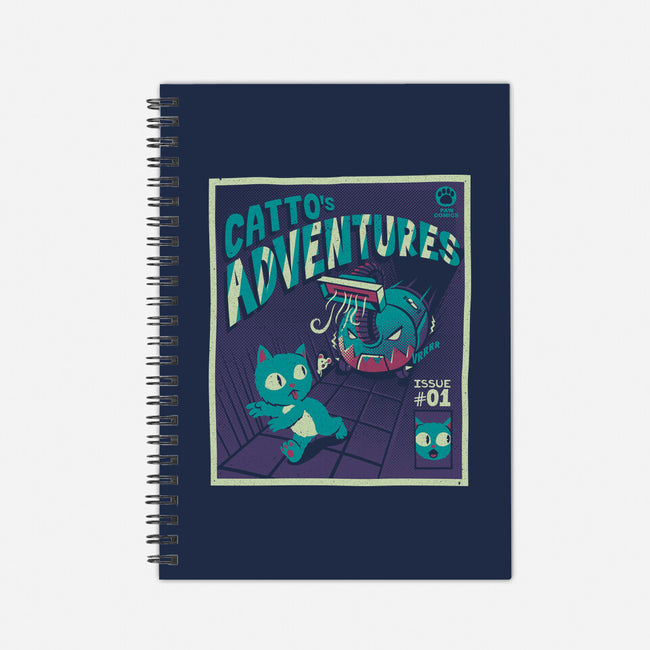 Catto Adventures-none dot grid notebook-tobefonseca