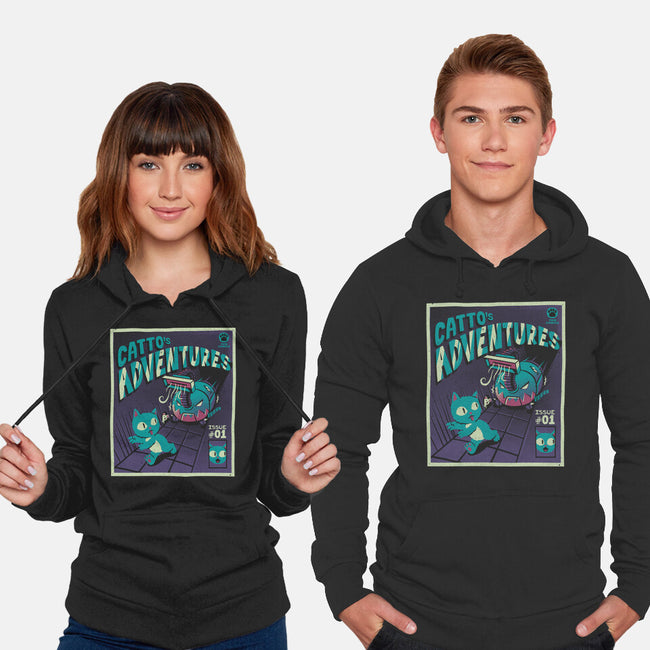 Catto Adventures-unisex pullover sweatshirt-tobefonseca