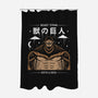 Zeke's Beast Titan-none polyester shower curtain-Alundrart