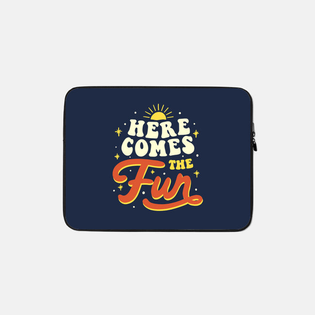 Here Comes The Fun-none zippered laptop sleeve-tobefonseca
