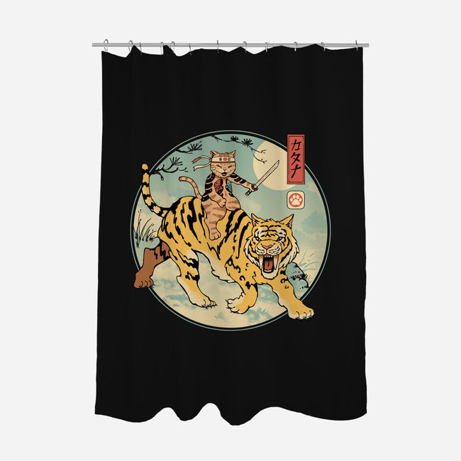 Sabretooth Catana-none polyester shower curtain-vp021