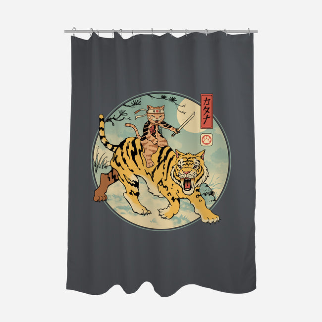 Sabretooth Catana-none polyester shower curtain-vp021
