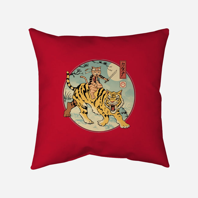 Sabretooth Catana-none removable cover w insert throw pillow-vp021
