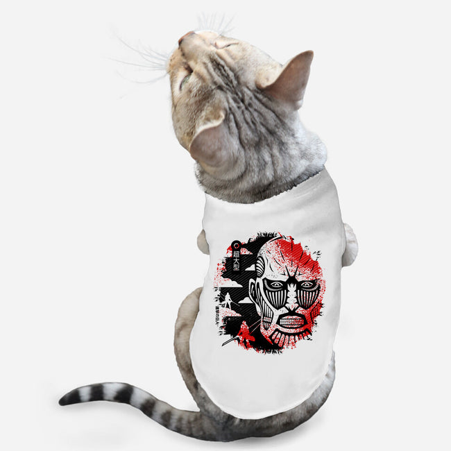 Colossal Face-cat basic pet tank-Logozaste