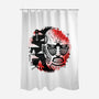 Colossal Face-none polyester shower curtain-Logozaste