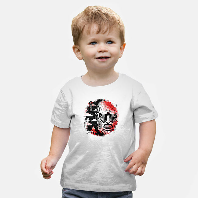 Colossal Face-baby basic tee-Logozaste