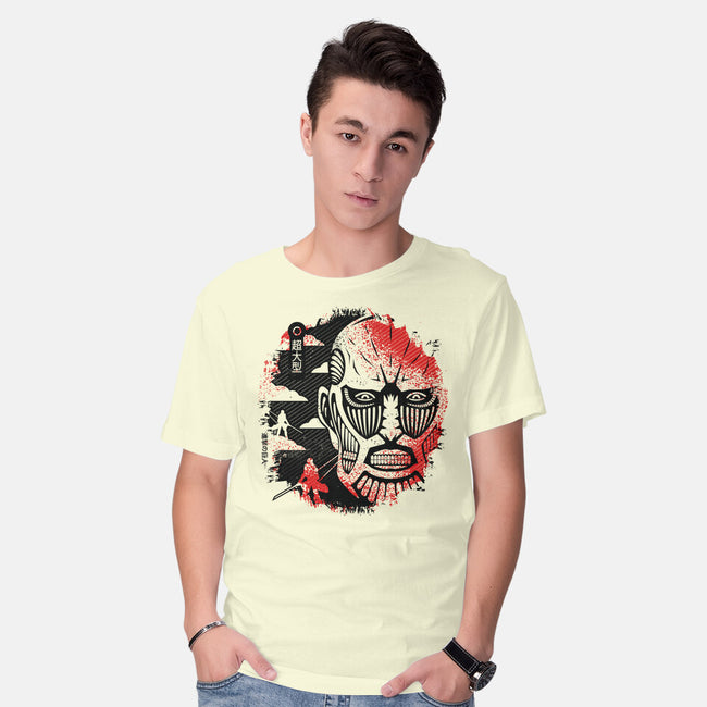 Colossal Face-mens basic tee-Logozaste