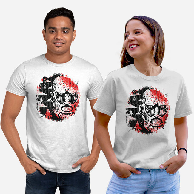 Colossal Face-unisex basic tee-Logozaste