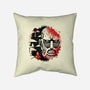 Colossal Face-none removable cover w insert throw pillow-Logozaste