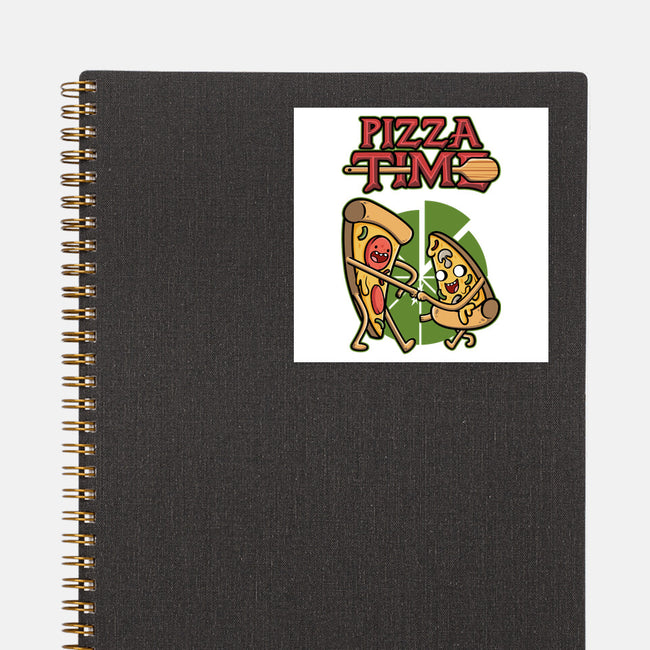 It's Pizza Time-none glossy sticker-Olipop