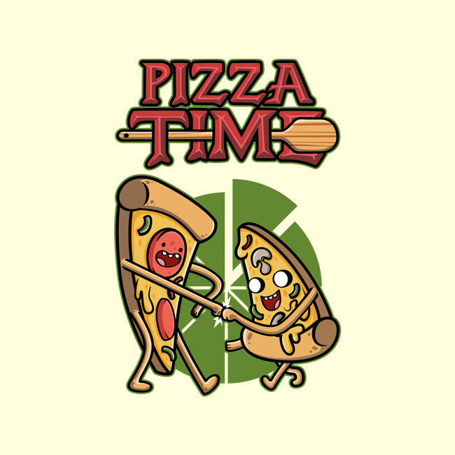 It's Pizza Time-none polyester shower curtain-Olipop