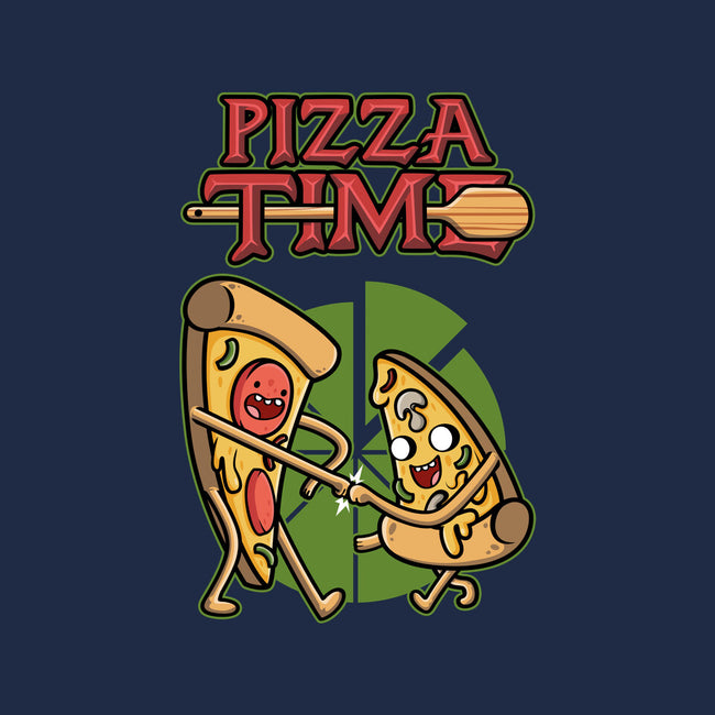 It's Pizza Time-none polyester shower curtain-Olipop