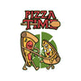 It's Pizza Time-womens v-neck tee-Olipop