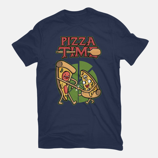 It's Pizza Time-womens basic tee-Olipop