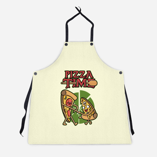 It's Pizza Time-unisex kitchen apron-Olipop