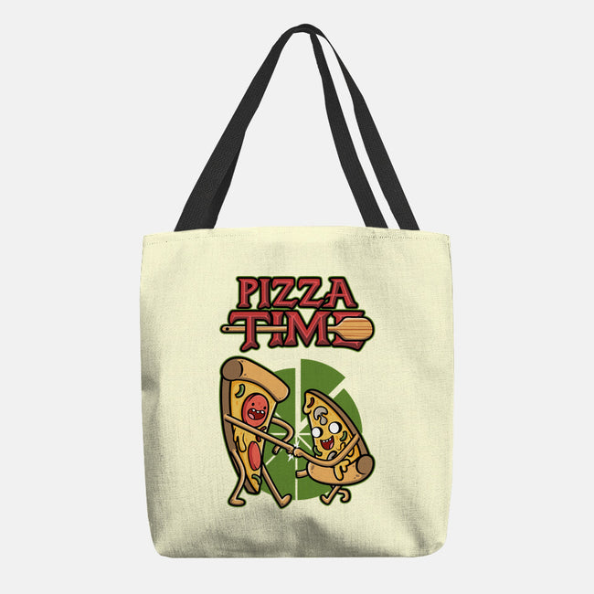 It's Pizza Time-none basic tote bag-Olipop