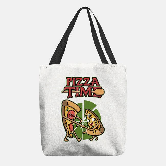 It's Pizza Time-none basic tote bag-Olipop