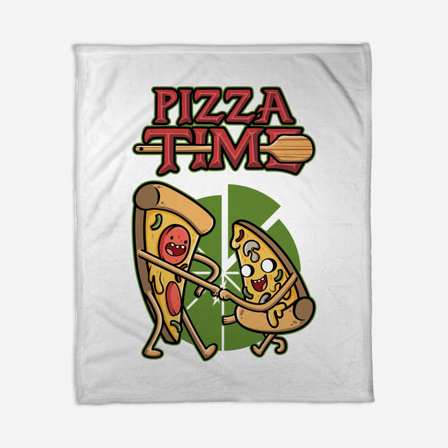 It's Pizza Time-none fleece blanket-Olipop