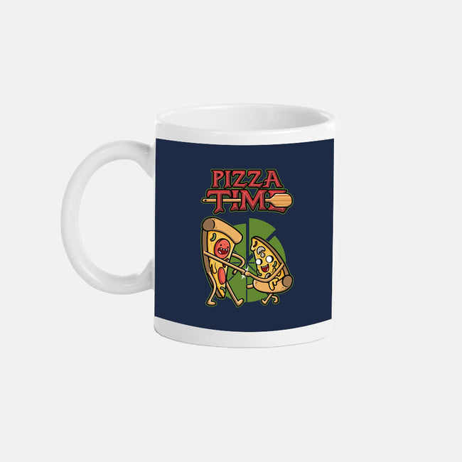 It's Pizza Time-none glossy mug-Olipop