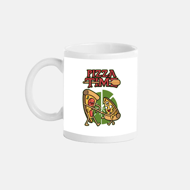 It's Pizza Time-none glossy mug-Olipop