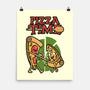 It's Pizza Time-none matte poster-Olipop