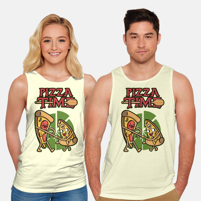 It's Pizza Time-unisex basic tank-Olipop