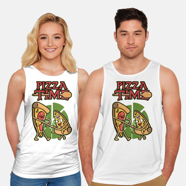 It's Pizza Time-unisex basic tank-Olipop