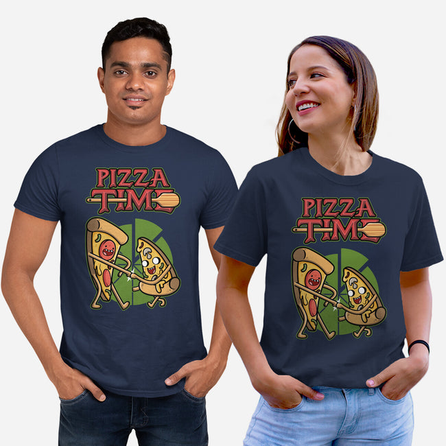 It's Pizza Time-unisex basic tee-Olipop