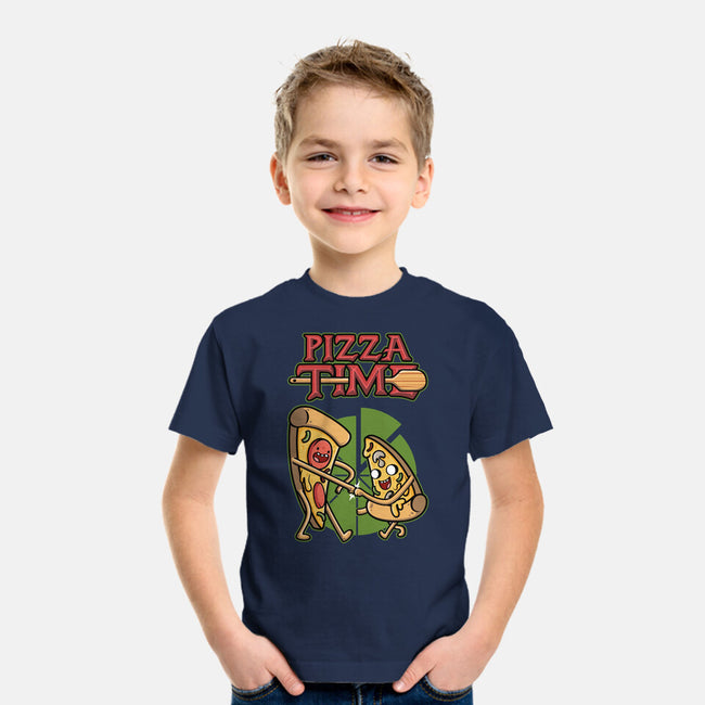It's Pizza Time-youth basic tee-Olipop