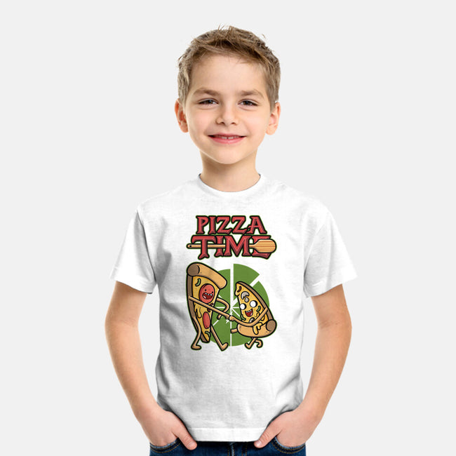 It's Pizza Time-youth basic tee-Olipop