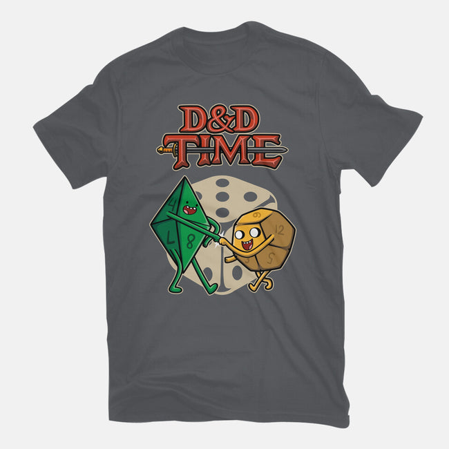 DnD Time-womens fitted tee-Olipop