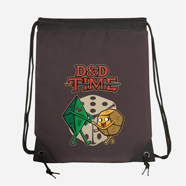 DnD Time-none drawstring bag-Olipop