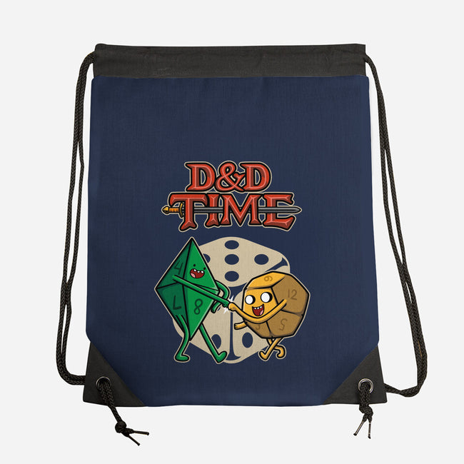 DnD Time-none drawstring bag-Olipop