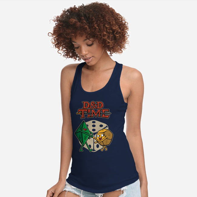 DnD Time-womens racerback tank-Olipop