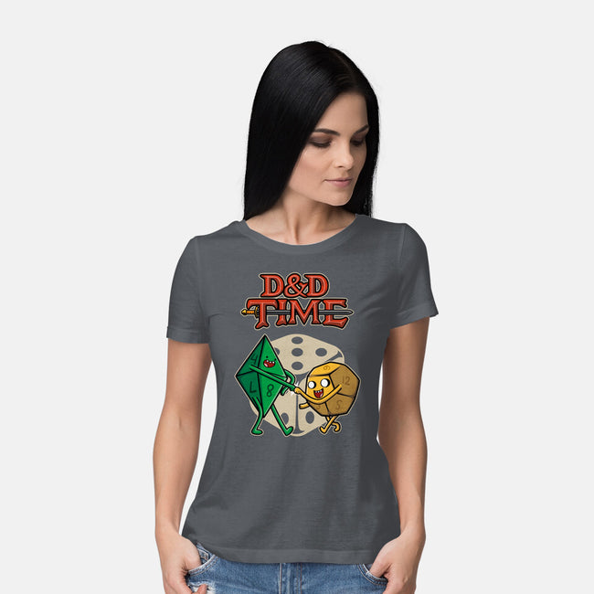 DnD Time-womens basic tee-Olipop