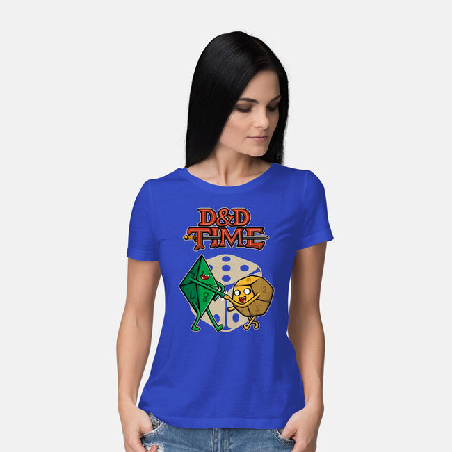 DnD Time-womens basic tee-Olipop