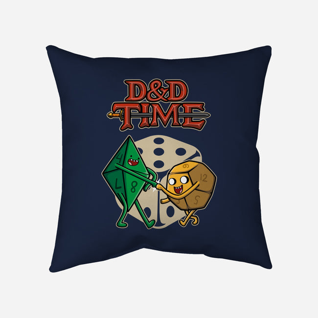 DnD Time-none removable cover throw pillow-Olipop
