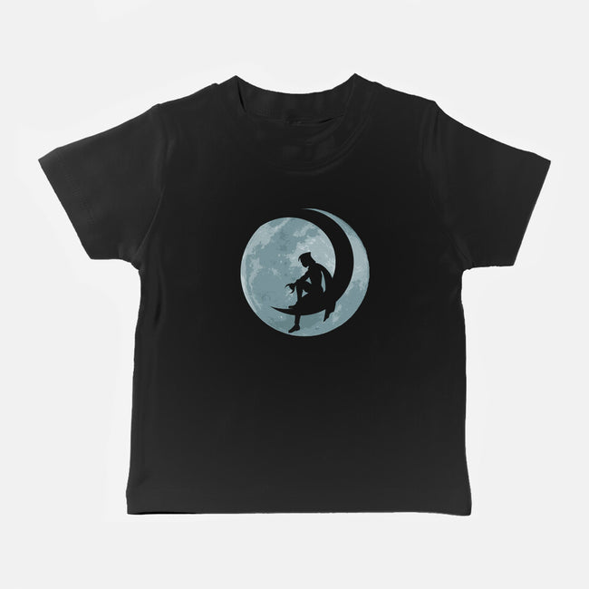 Knight's Moon-baby basic tee-Nickbeta Designs