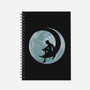 Knight's Moon-none dot grid notebook-Nickbeta Designs
