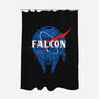 Falcon Nasa-none polyester shower curtain-Melonseta