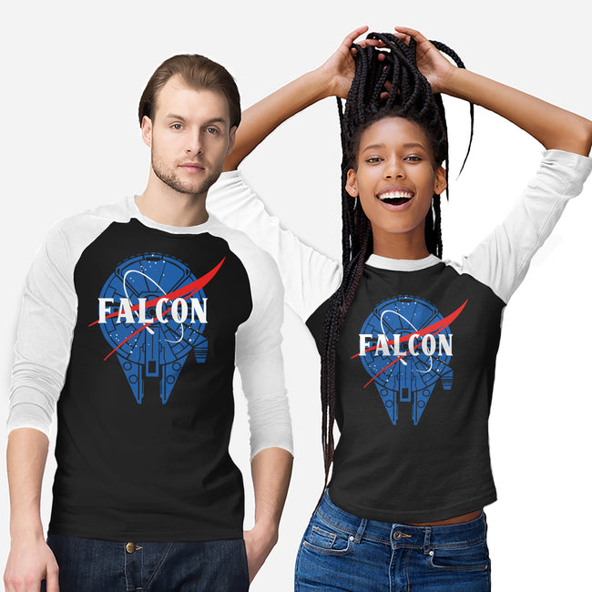 Falcon Nasa-unisex baseball tee-Melonseta