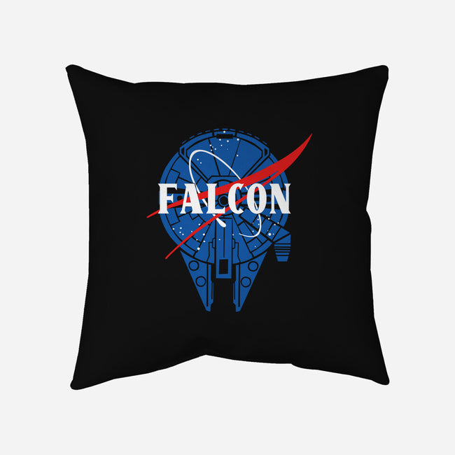 Falcon Nasa-none removable cover w insert throw pillow-Melonseta