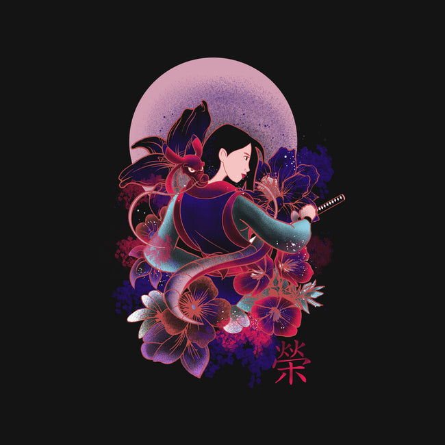 Samurai Girl-none fleece blanket-fanfabio