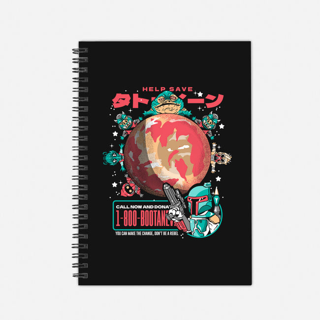 Save The Sand Planet-none dot grid notebook-Sketchdemao